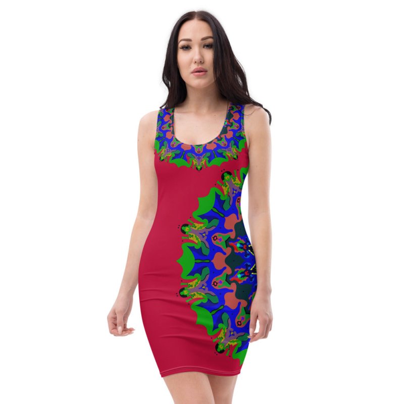 Sublimation Cut & Sew Dress - Manadala Color