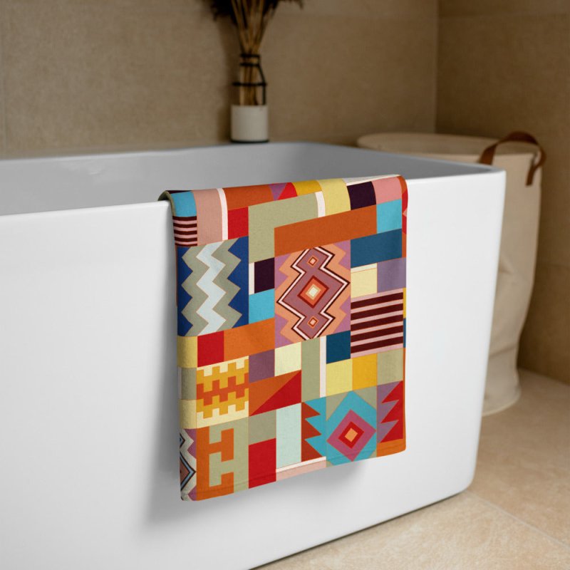Towel - Aztec style design
