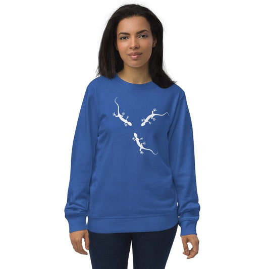 Unisex organic sweatshirt - Gecko