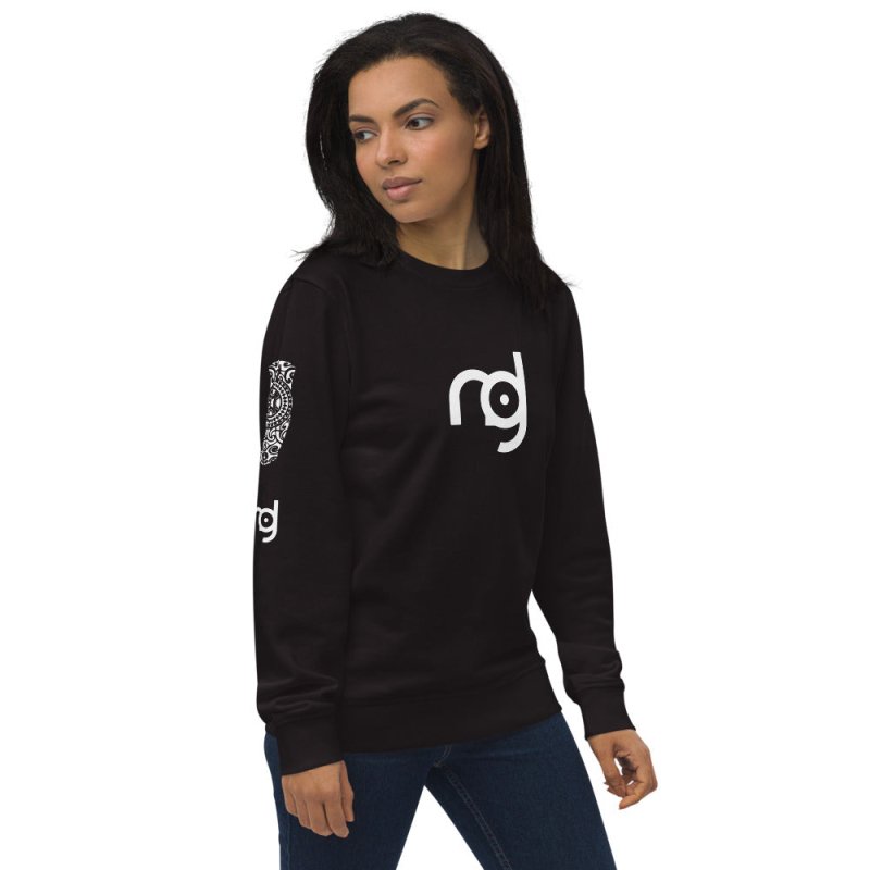 Unisex organic sweatshirt - Logo pattern