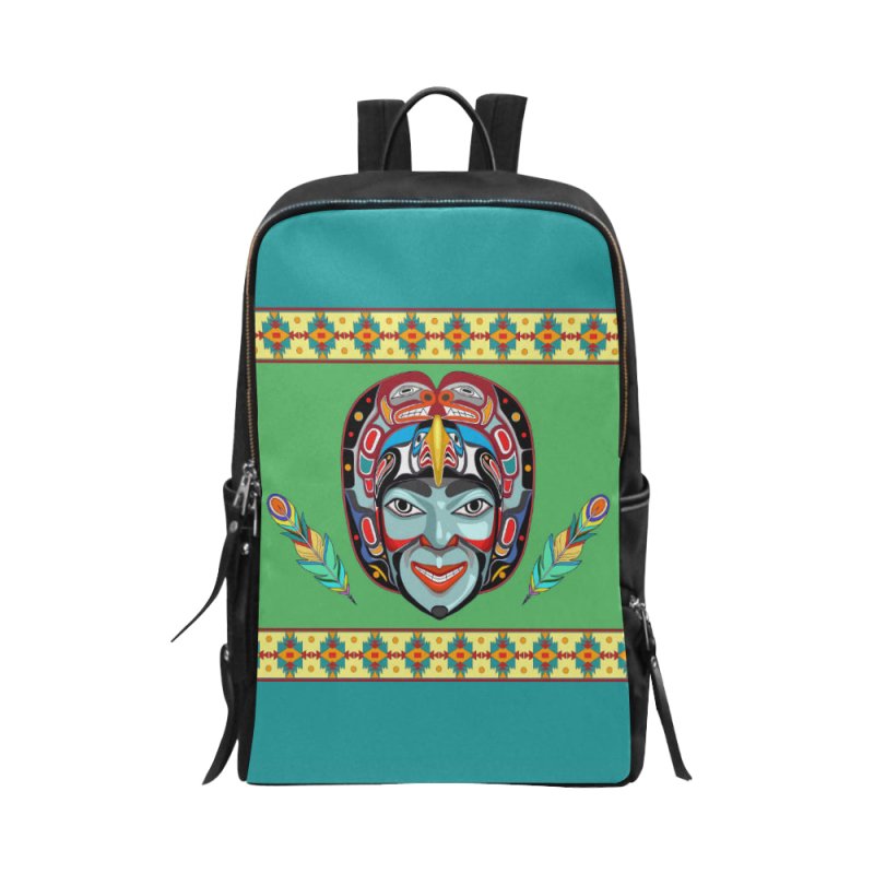 Unisex School Bag Travel Backpack 15-Inch Laptop (Model 1664)- Indian style decoration