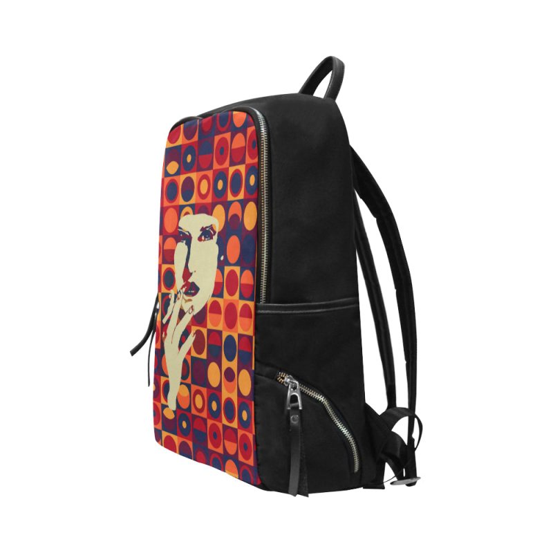 Unisex School Bag Travel Backpack 15-Inch Laptop (Model 1664)- Smoke
