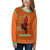 Unisex Sweatshirt - Cyberstyle paint Orange