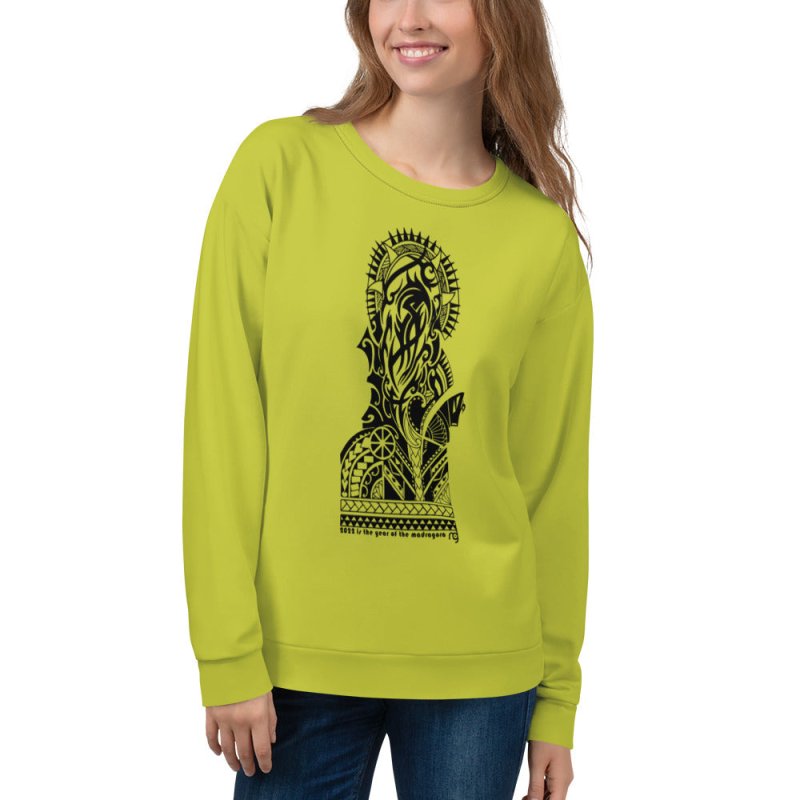 Unisex Sweatshirt - Polynesian Graphic Style