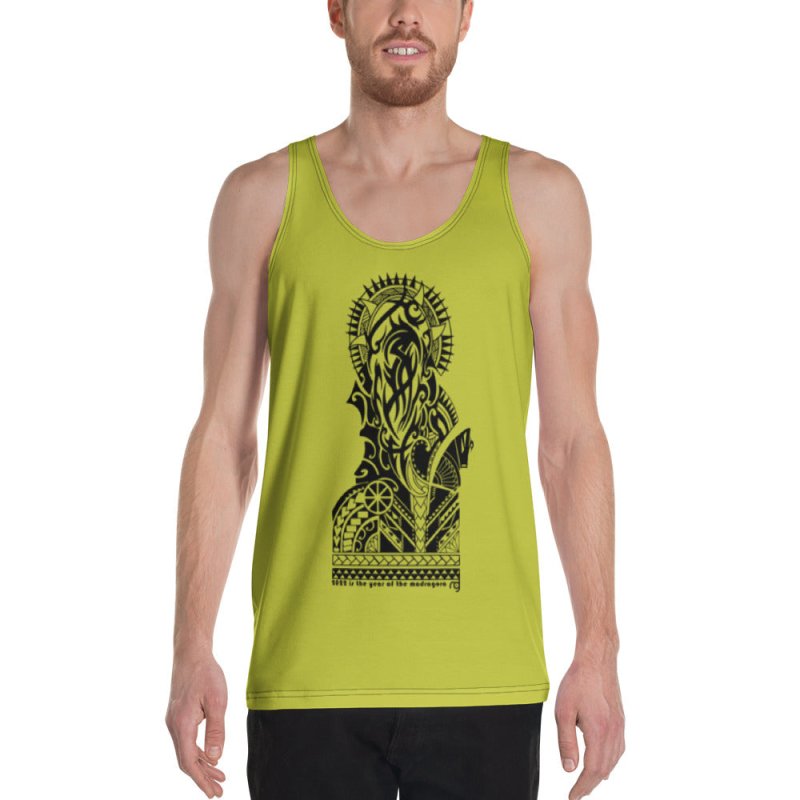 Unisex Tank Top - Polynesian Graphic Style