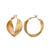 Vintage Geometric Abstract Metal Real Gold Twisted Generous Earrings Stud Earrings Yiwu Accessories