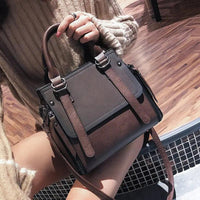 Vintage Handbags Female Brand Leather Handbag High Quality Small Bags Lady Shoulder Bags