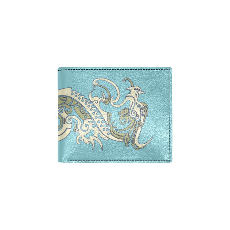 Wallet With Coin Pocket(Model1706)- Dragon