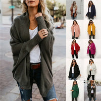 Winter New Sweater Sweater Cardigan Large Women's Sweater Coat - Premium Coats & Jackets for sale