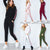 Women 2 Piece Clothing Set Leisure Sports Suit Sweatshirt+Pants Tracksuit for Women Suit