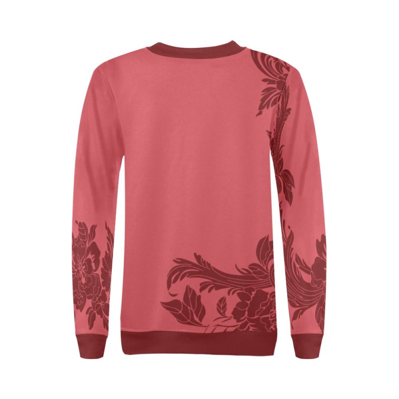 Women's All Over Print Sweatshirt (Model H18) - Pattern design