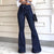 Women's Jeans High Waist Denim Flare Pants Street Style Blue Skinny Sexy Vintage Ladies Flared Trousers Bell Bottom Jeans
