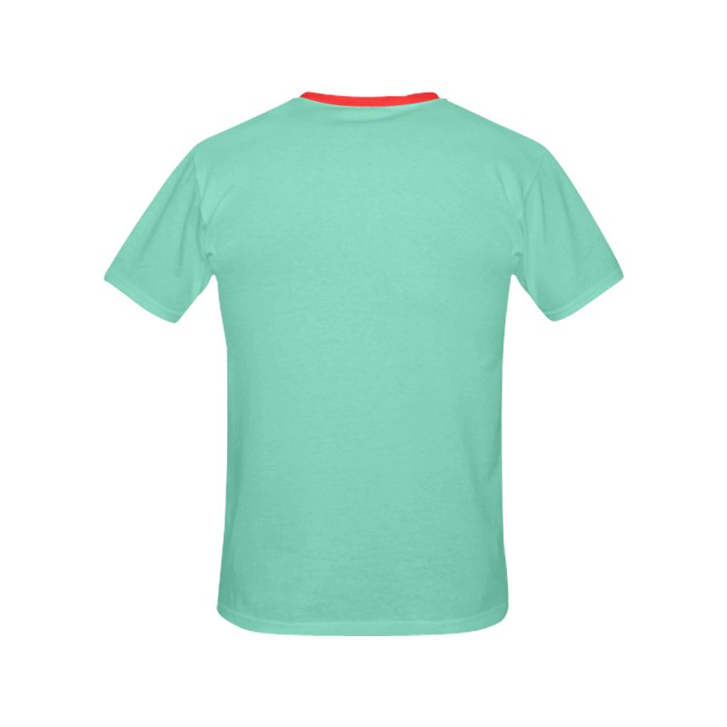 Women's Over Print T-shirt (USA Size) (Model T40)(Large Size)- Circle Full
