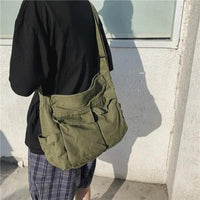 Y2K Gothic Shoulder Canvas Bag